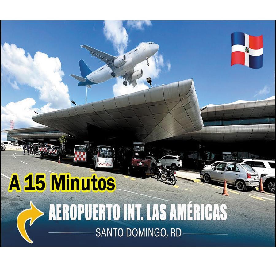 Apartamento Amueblado Caribe, Santo Domingo A 10 Minutos Del Aeropuerto Internacional De Las Americas Exterior foto